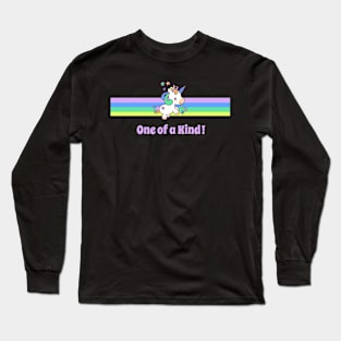 One of a Kind Cute Unicorn Long Sleeve T-Shirt